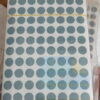 Decal tròn đường kính 10 mm màu vàng - Hình ảnh 2
