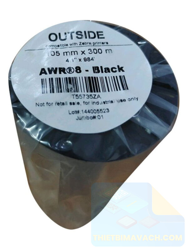Mực in mã vạch ARMOR AWR8 Wax 110mm x 300m - Hình ảnh 3