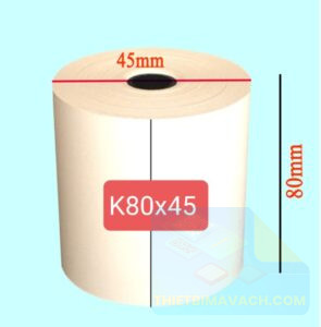 Giấy in nhiệt Sazaki K80 x 45mm - ảnh 1