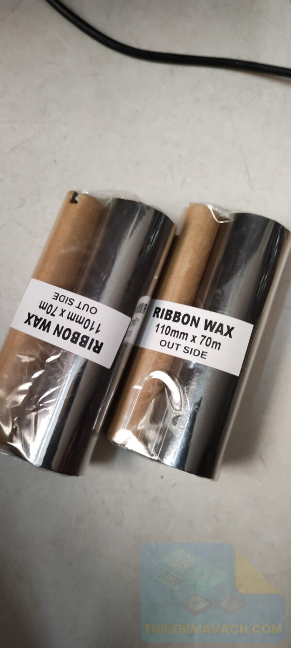 Mực In Mã Vạch Wax 110mm x 100m - Ảnh 3