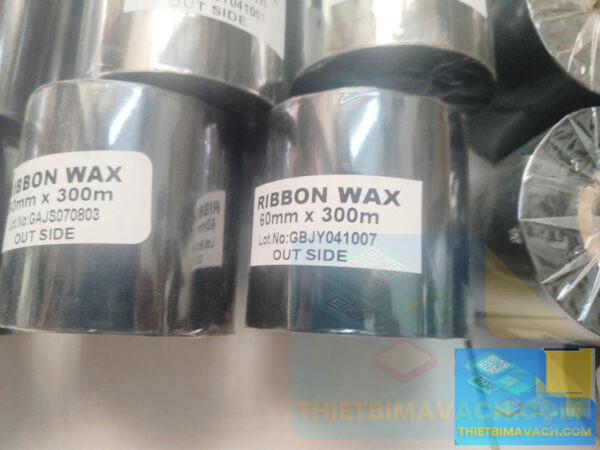 mực in mã vạch Wax 60x300m