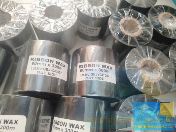 mực in mã vạch Wax 60x300m