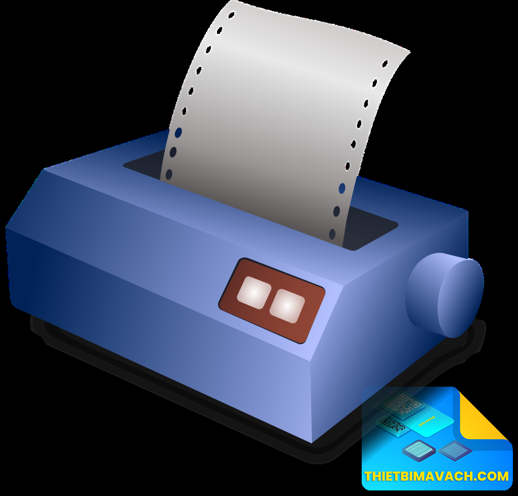 máy in mã vạch 2 đầu in